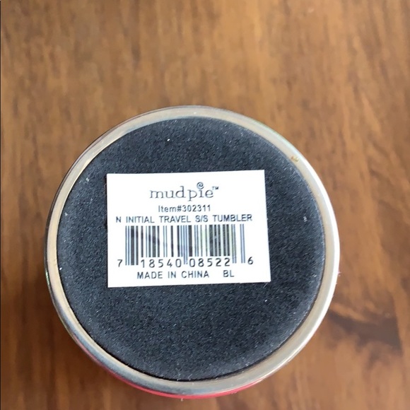 Mudpie letter “N” travel mug polka dot - Picture 5 of 5